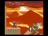 une photo d'Ã©cran de Sparkster sur Nintendo Super Nes